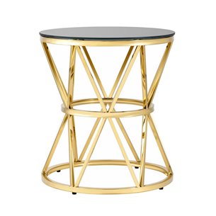 50*50 ВИВА золото стекло черное закаленное каркас нержавеющая сталь