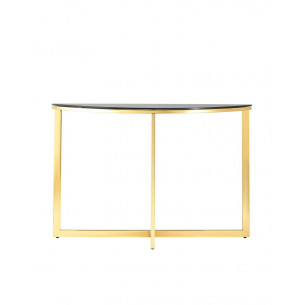 АЛЬБА 115*30 золото стекло черное закаленное каркас нержавеющая сталь