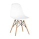 Eames DSW белый пластиковый, сталь, натуральный массив бука, 4 шт.