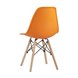 DSW оранжевый, литой полипропилен, стальной каркас, массив бука, 4 шт. DSW оранжевый, литой полипропилен, стальной каркас, массив бука, 4 шт.