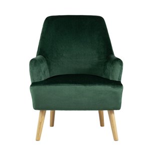 Хантер зеленый обивка велюр ножки массив дерева