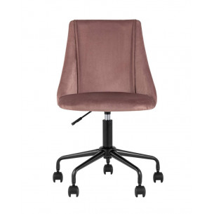 Сиана розовый обивка велюр крестовина металл черный механизм регулировки высоты