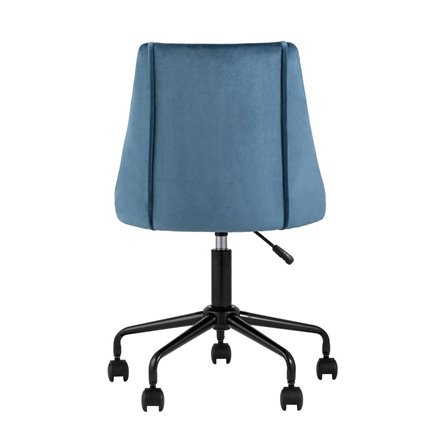 Сиана синий обивка велюр крестовина металл черный механизм регулировки высоты