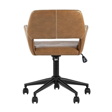 Филиус коричневый обивка экокожа крестовина металл черный механизм регулировки высоты