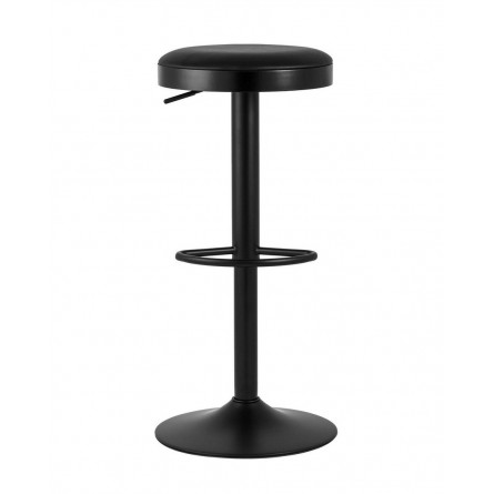 Бри черный регулируемый обивка экокожа ножка металл черный