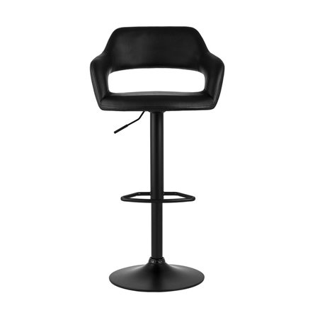 Рич черный регулируемый обивка экокожа ножка металл черный