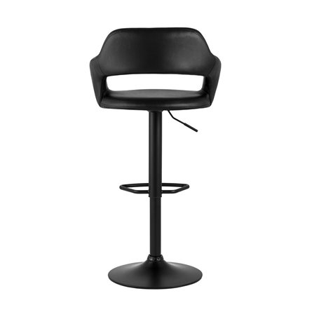 Рич черный регулируемый обивка экокожа ножка металл черный