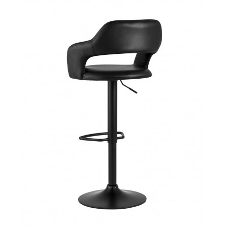 Рич черный регулируемый обивка экокожа ножка металл черный