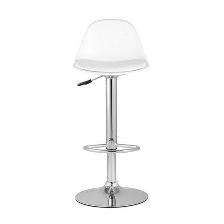 Смит белый регулируемый сиденье экокожа пластик ножка металл