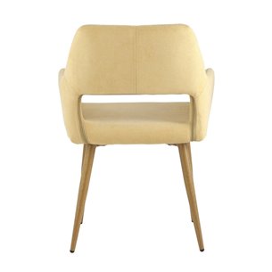 Кларк серый обивка велюр крестовина хромированный металл