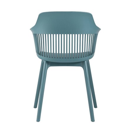 пластиковый Crocusтемно-бирюзовый с подушкой в обивке из экокожи