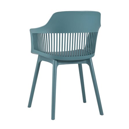 пластиковый Crocusтемно-бирюзовый с подушкой в обивке из экокожи