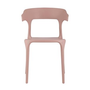 пластиковый Neo горчичный с подлокотниками