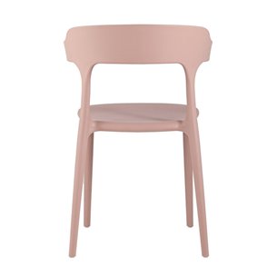 пластиковый Neo горчичный с подлокотниками