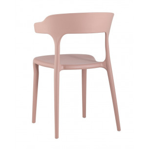 пластиковый Neo горчичный с подлокотниками