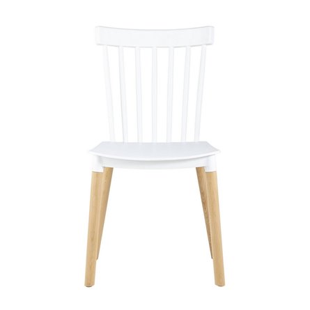 пластиковый Field белый ножки из массива бука