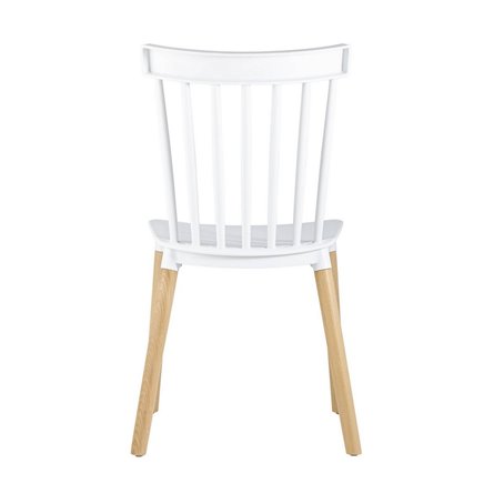 пластиковый Field белый ножки из массива бука