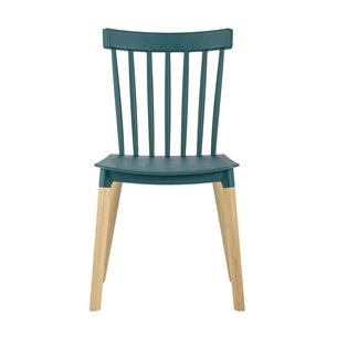 пластиковый Field темно-бирюзовый ножки из массива бука