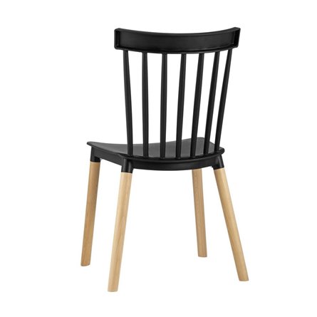 пластиковый Field черный ножки из массива бука