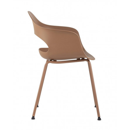 пластиковый Lady коричневый ножки из окрашенного металла