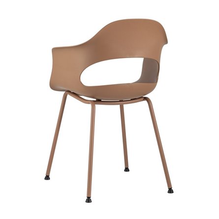 пластиковый Lady коричневый ножки из окрашенного металла