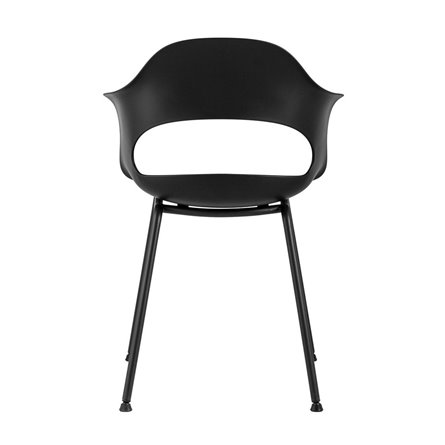 пластиковый Lady черный ножки из окрашенного металла