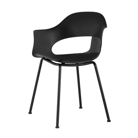 пластиковый Lady черный ножки из окрашенного металла