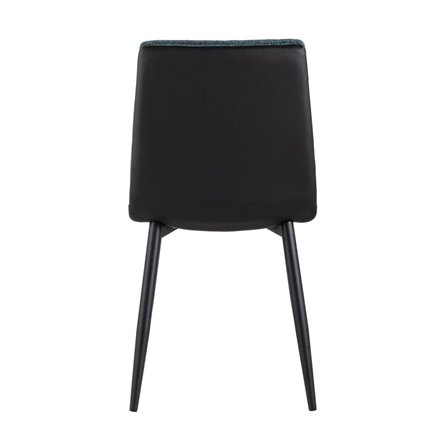 Юта синий обеденный обивка ткань каркас металлический черный