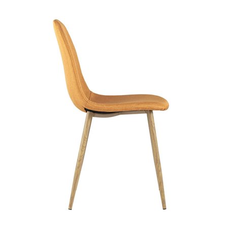 Валенсия оранжевый обивка ткань ножки металл с принтом под дерево