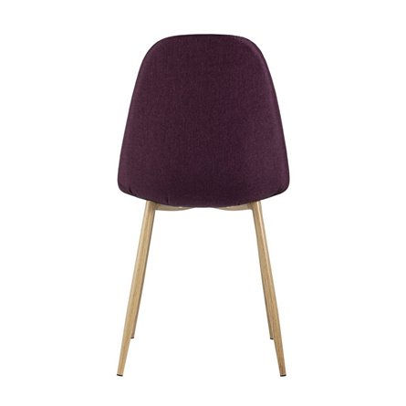 Валенсия фиолетовый обивка ткань ножки металл с принтом под дерево