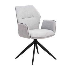 Beetle Lite PU со спинкой бежевый, металлический каркас, черные ножки