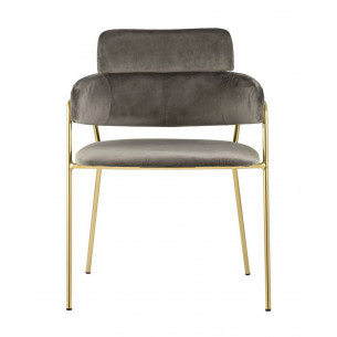 Полин коричневый обивка велюр