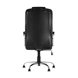 TopChairs President офисное черное в обивке из экокожи, механизм качания и регулировки Top Gun