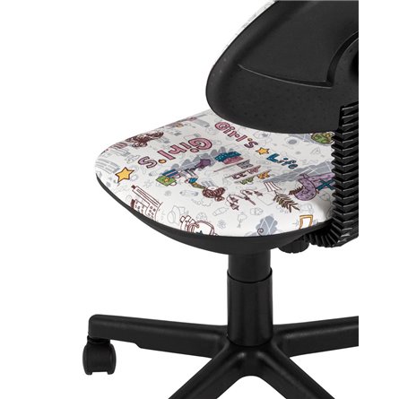 детское УМКА Girls Life обивка ткань крестовина пластик механизм регулировки высоты