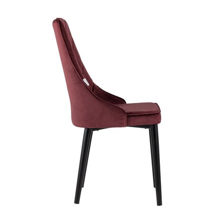 Версаль велюр винный ножки металл