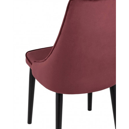 Версаль велюр винный ножки металл