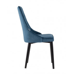 Версаль велюр пыльно-синий ножки металл