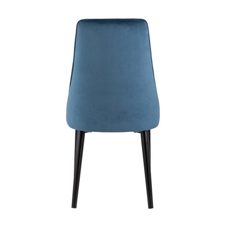 Версаль велюр пыльно-синий ножки металл