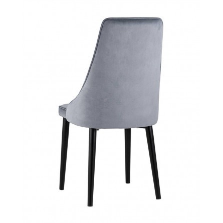 Версаль велюр серый ножки металл