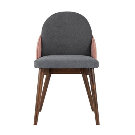 HELGA темно-серый/коралловый обеденный