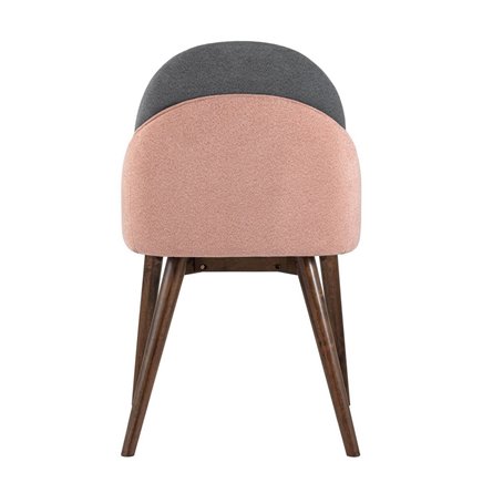 HELGA темно-серый/коралловый обеденный