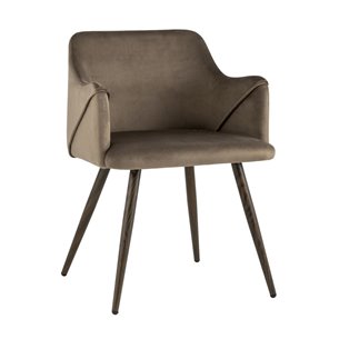 с подлокотниками Саймон велюр темно-синий ножки металл под дерево с подлокотниками Саймон велюр темно-синий ножки металл под дерево