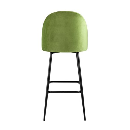 Марсель обивка велюр травяной ножки металл черные