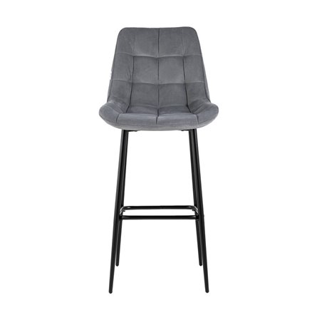 Флекс обивка велюр серый ножки металл черные