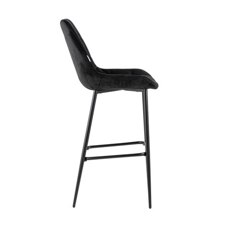 Флекс обивка велюр черный ножки металл черные