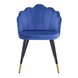 Камилла велюр королевский синий ножки металл черные с золотым декором Камилла велюр королевский синий ножки металл черные с золотым декором
