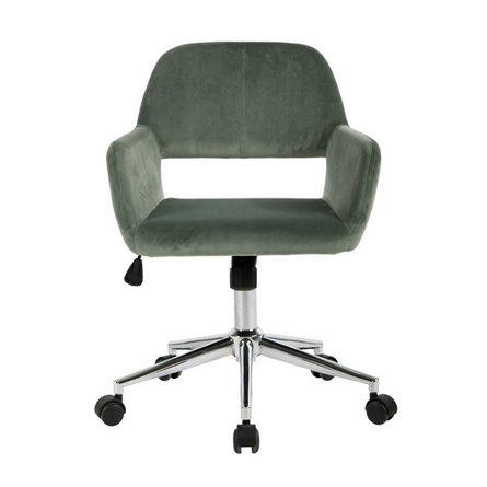 Ross велюр оливковый крестовина металл