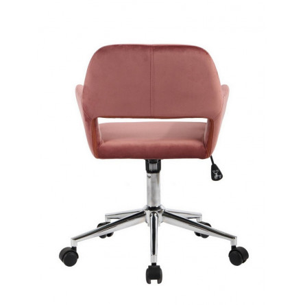 Ross велюр розовый крестовина металл