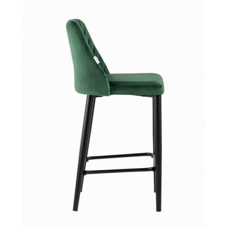 Диего обивка велюр зеленый ножки металл черные