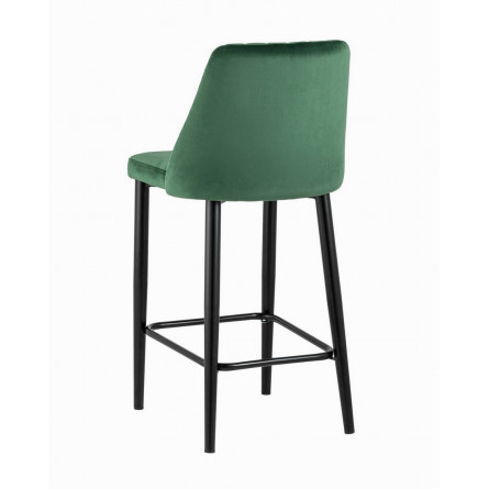 Диего обивка велюр зеленый ножки металл черные